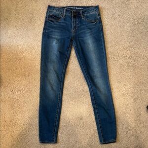 Articles of Society Skinny Blue Jeans with Tapered Fit